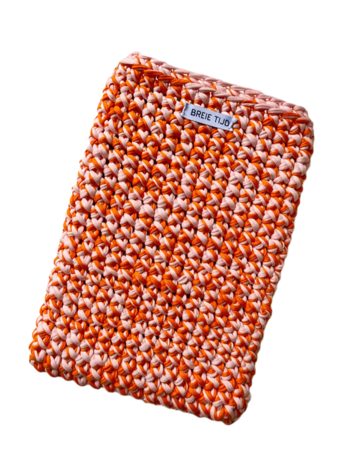 LAPTOP SLEEVE - Orange & Baby Pink