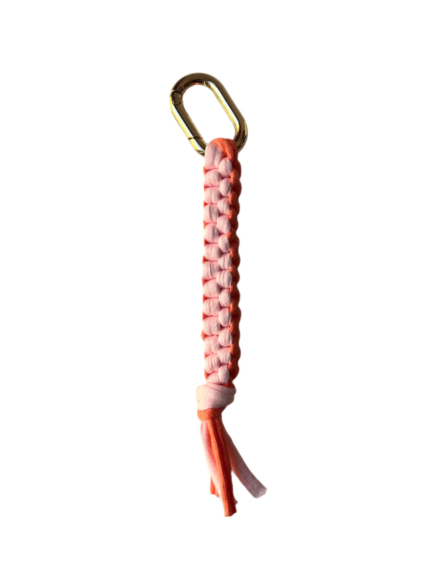 KEYCHAIN - Orange & Baby Pink