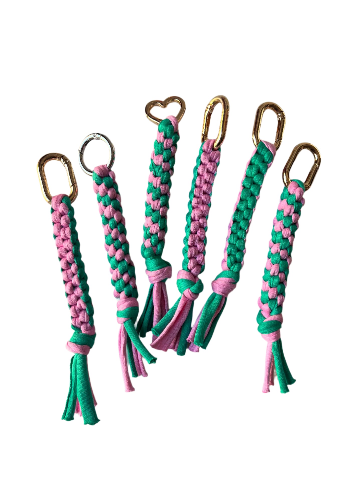 KEYCHAIN - Pink & Green