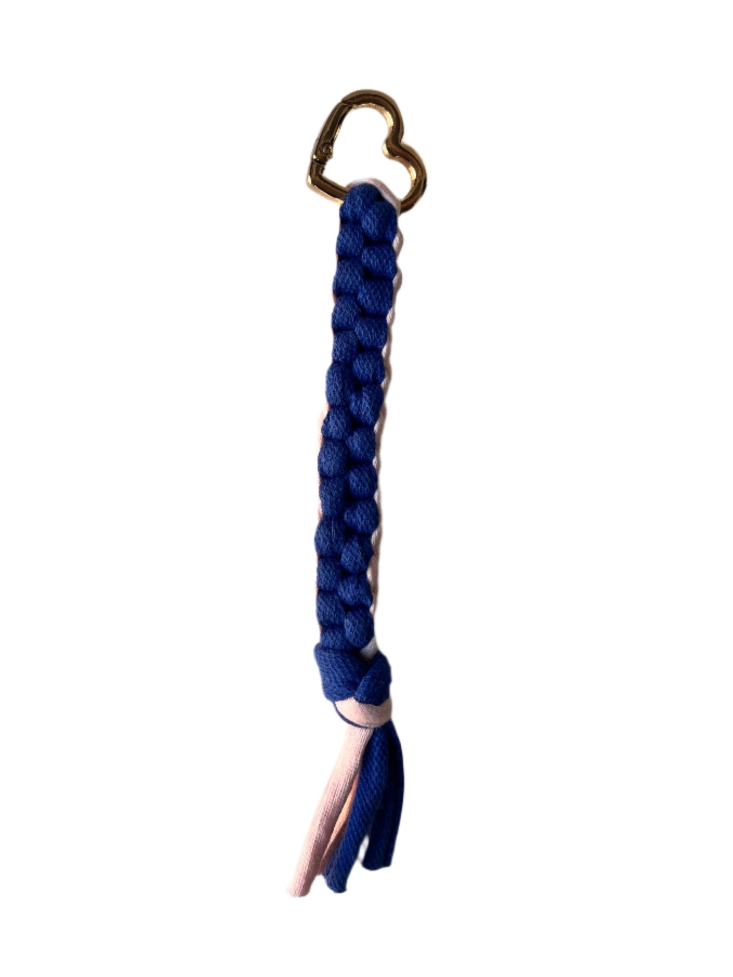 KEYCHAIN - Dark Blue & Baby Pink