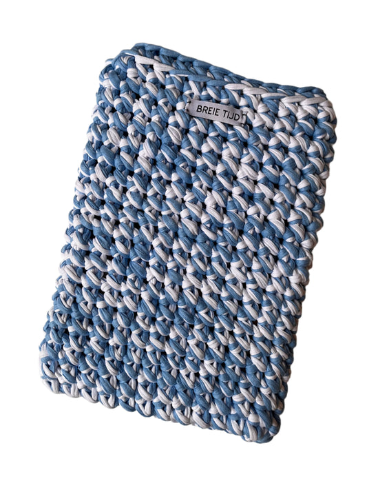 LAPTOP SLEEVE - Blue & White