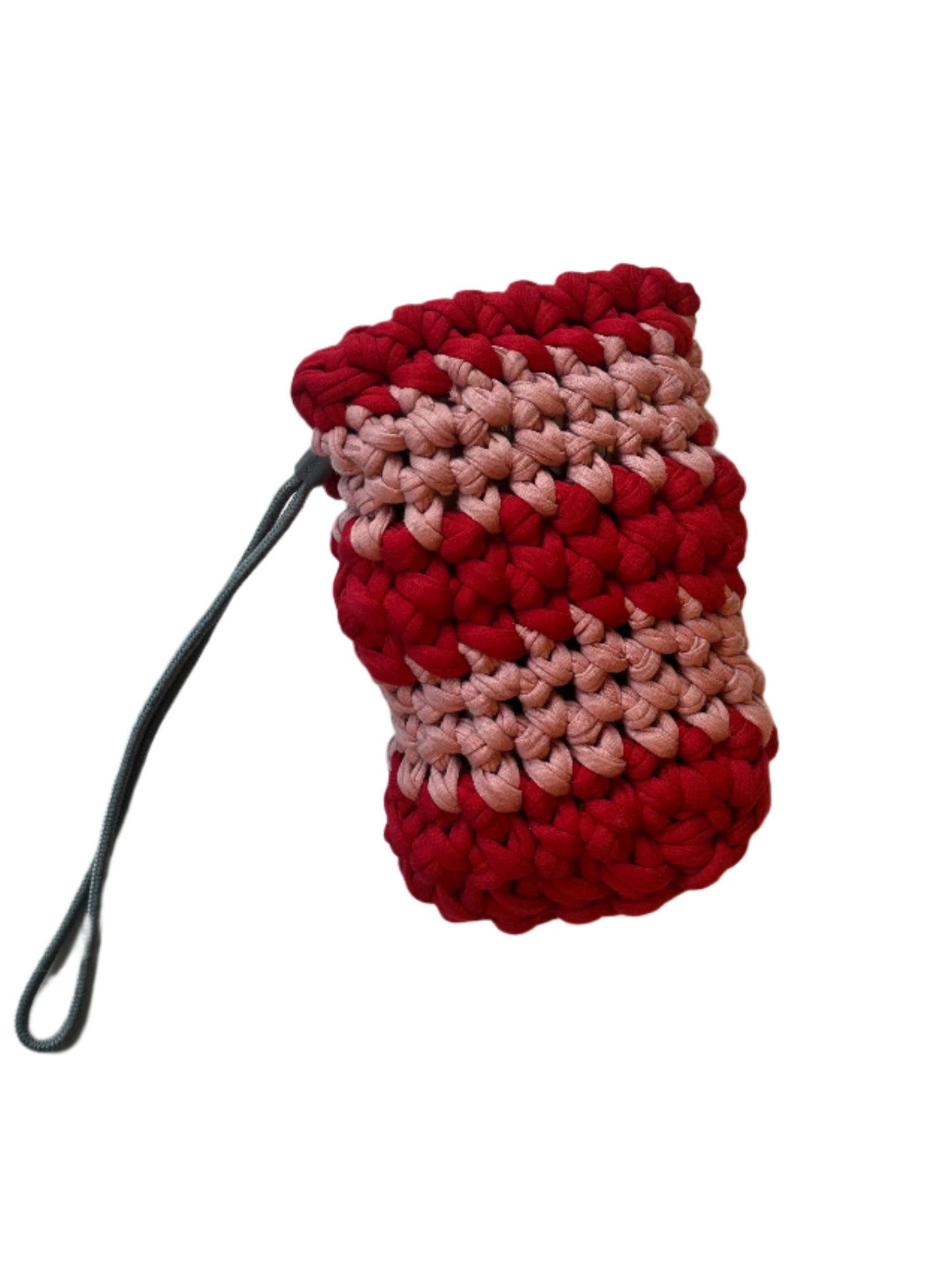 CAMERA SLEEVE - Red & Pink Striped