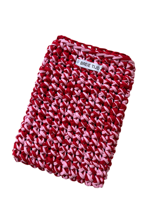 TABLET SLEEVE - Red & Pink