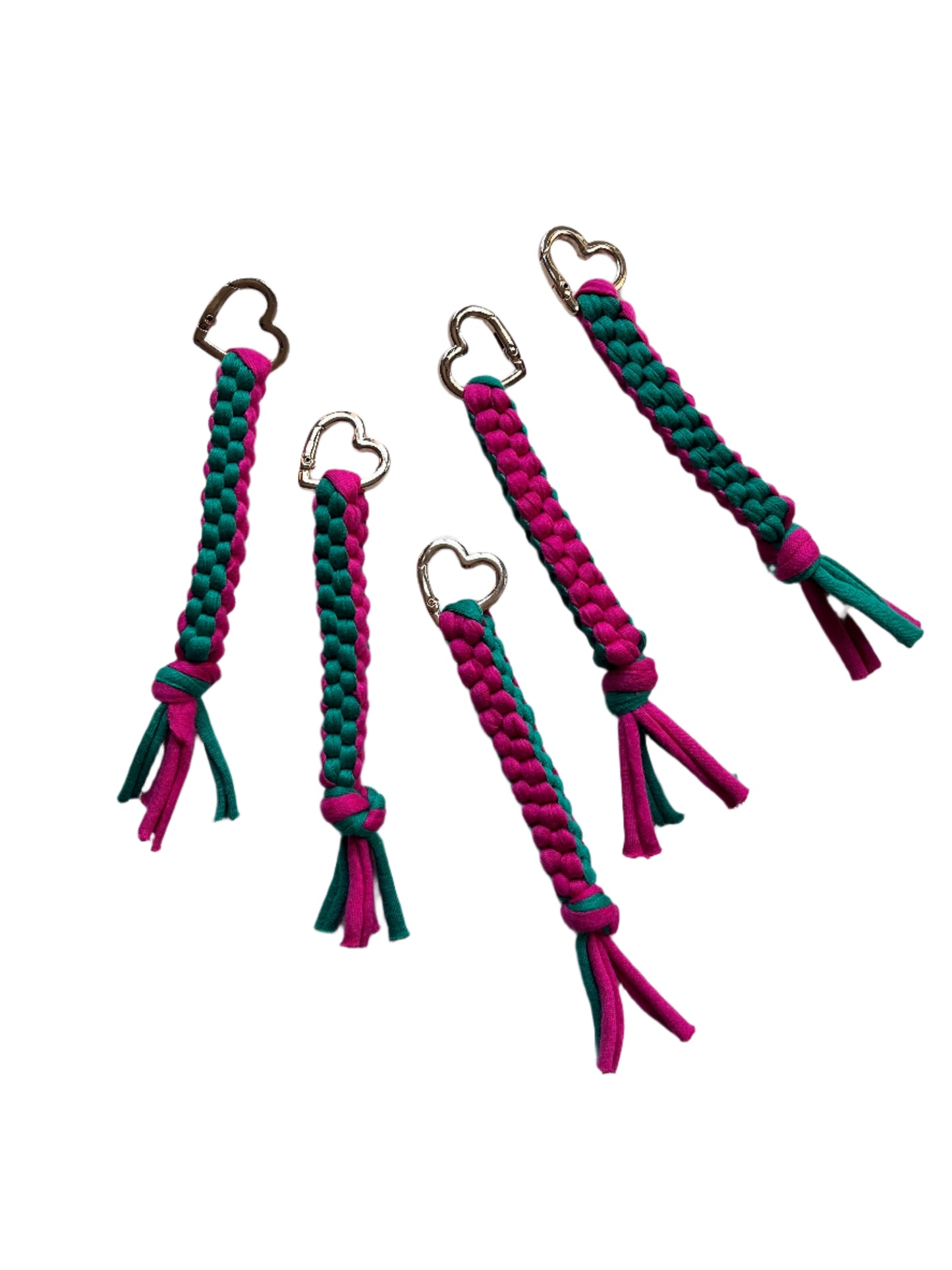 KEYCHAIN - Pink & Green