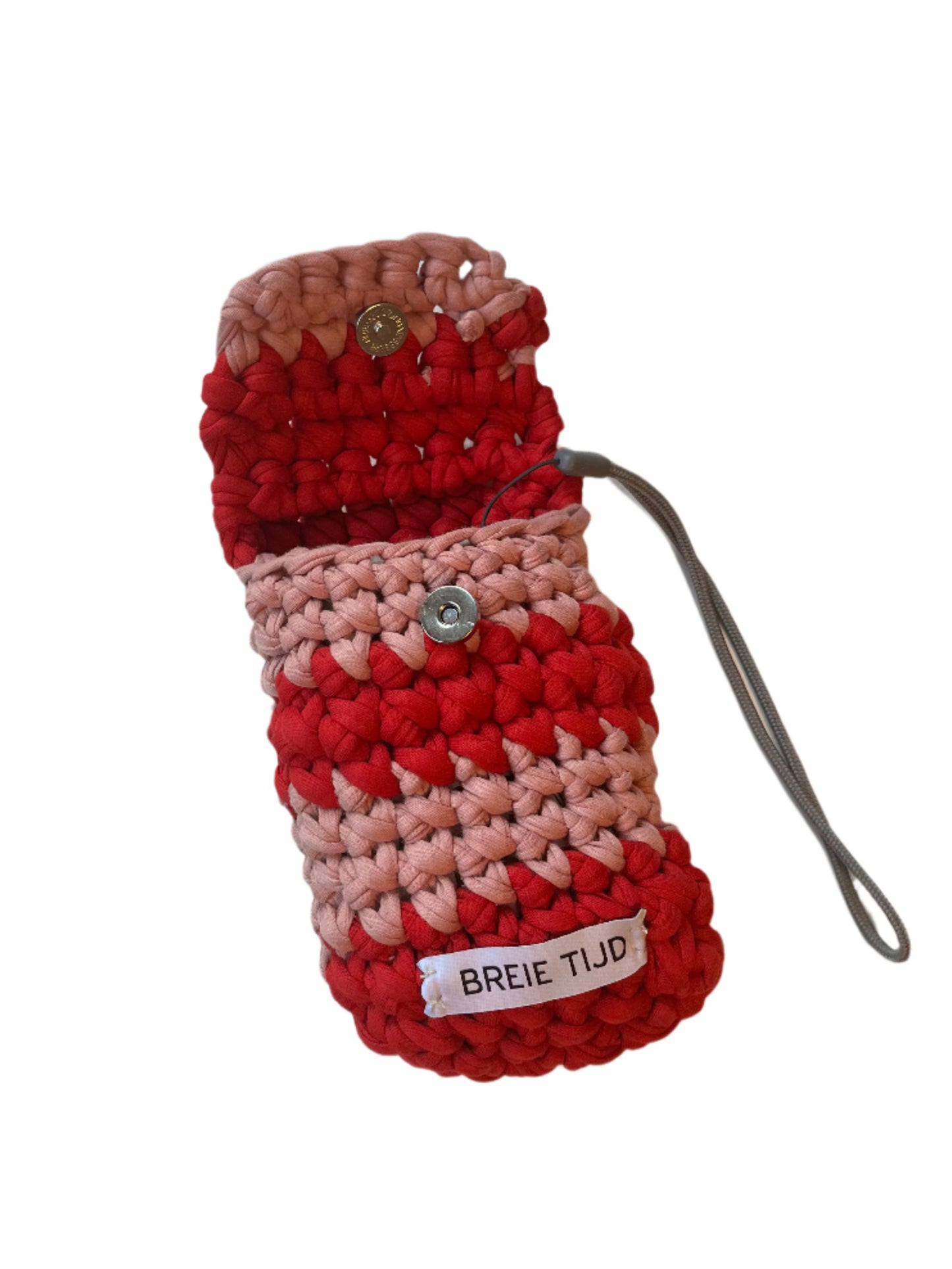 CAMERA SLEEVE - Red & Pink Striped