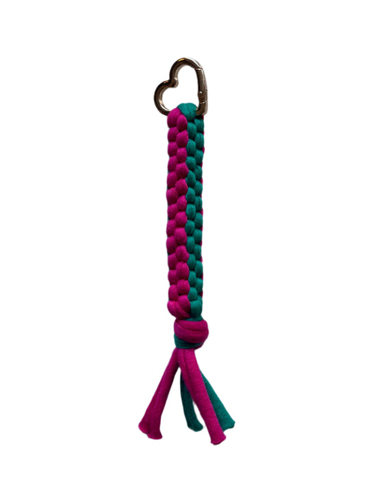 KEYCHAIN - Pink & Green
