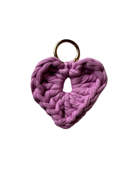 KEYCHAIN HEART - Pink