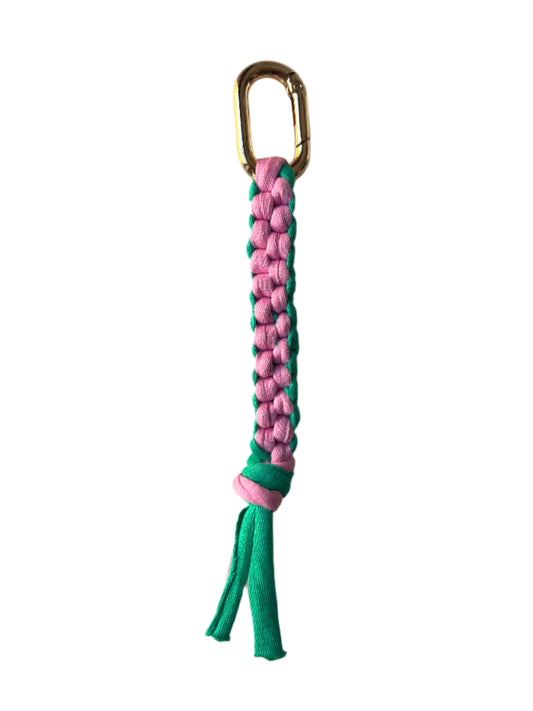 KEYCHAIN - Pink & Green
