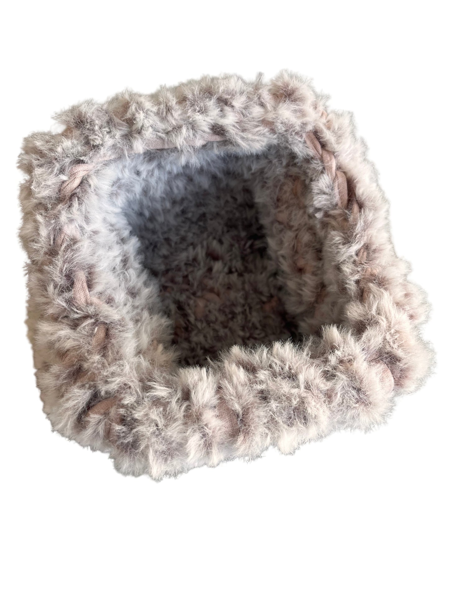 POCKET MINI - FLUFFY Grey & White