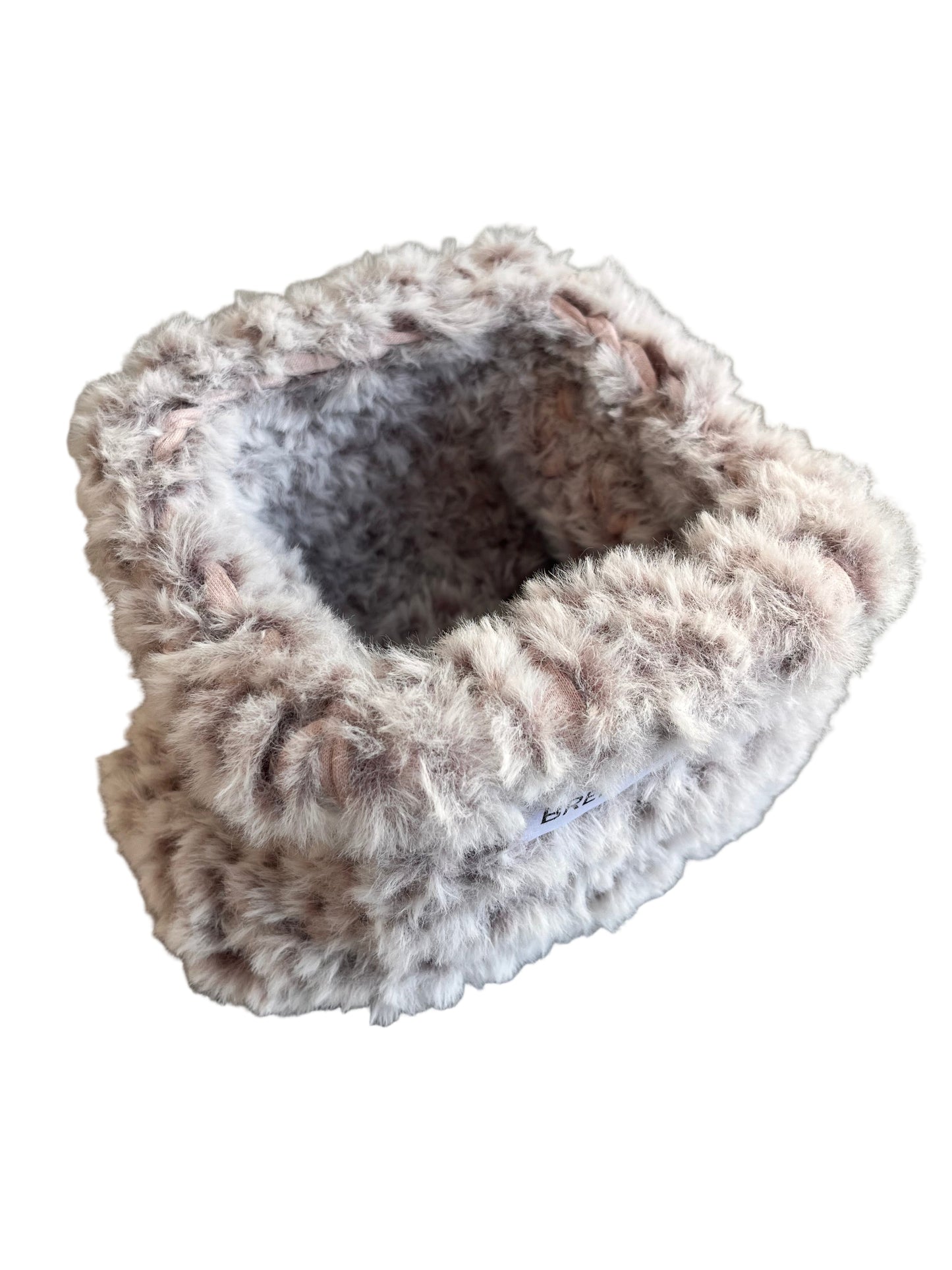 POCKET MINI - FLUFFY Grey & White