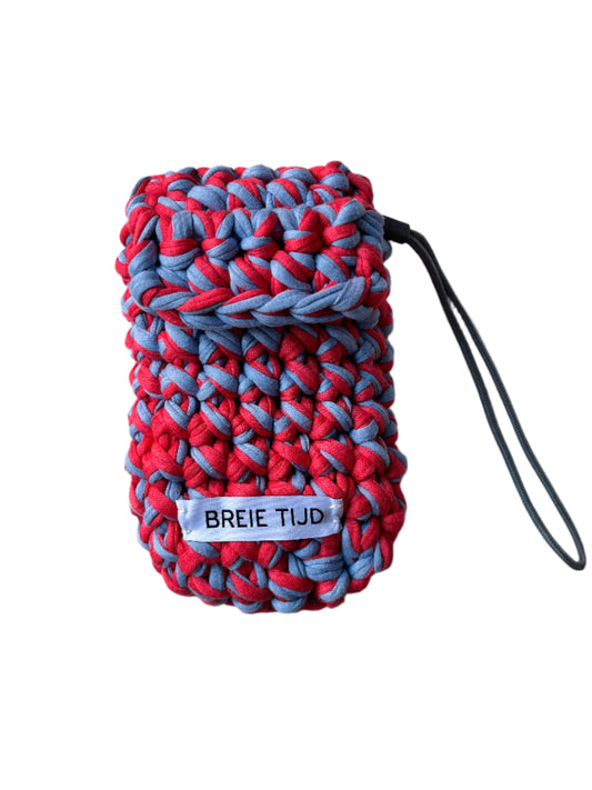 CAMERA SLEEVE - Blue & Coral