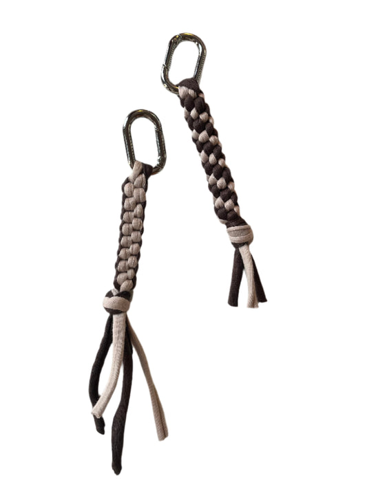 KEYCHAIN SET - Brown & Beige