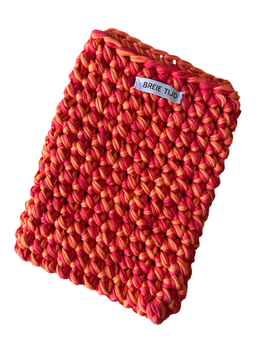 TABLET SLEEVE - Orange & Coral