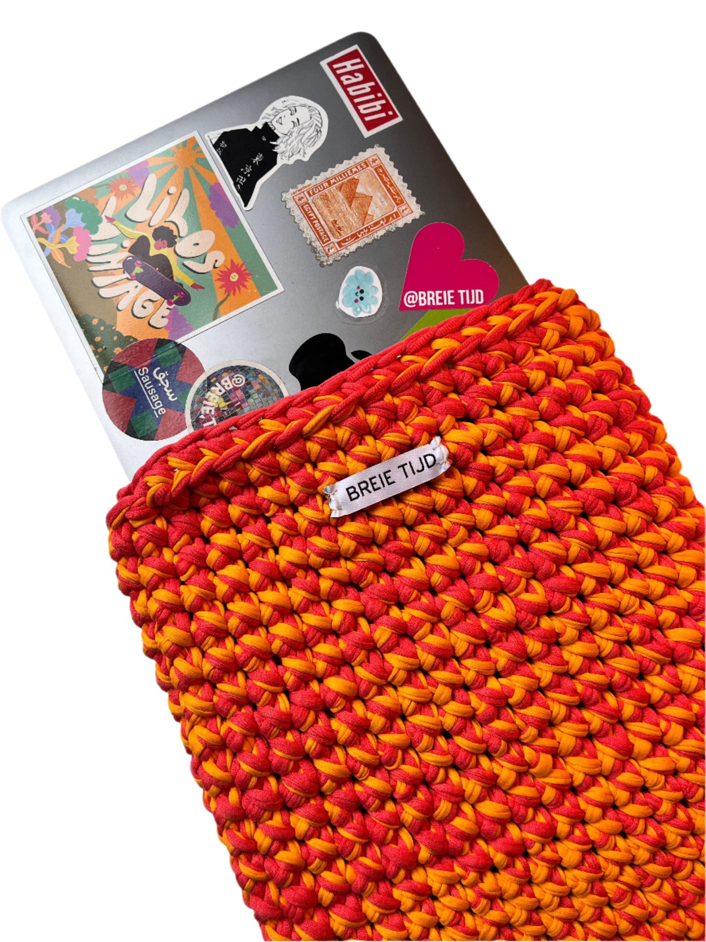 LAPTOP SLEEVE - Orange & Yellow