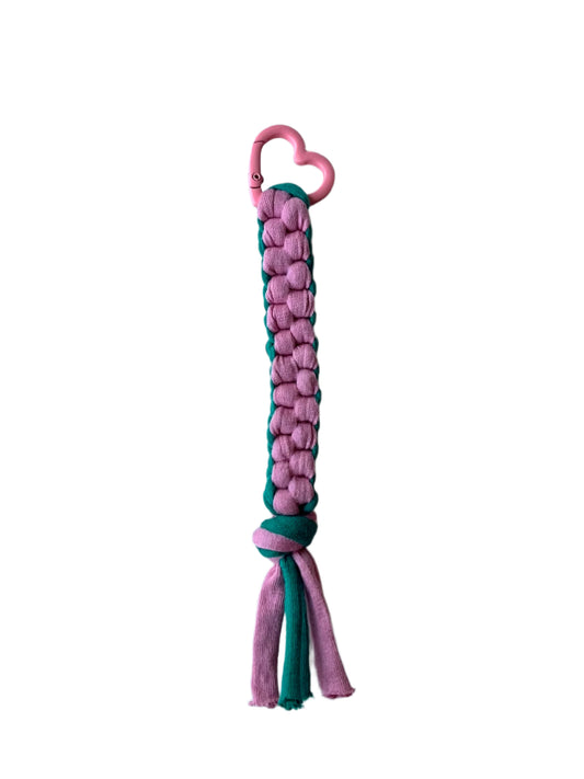 KEYCHAIN - Pink & Green